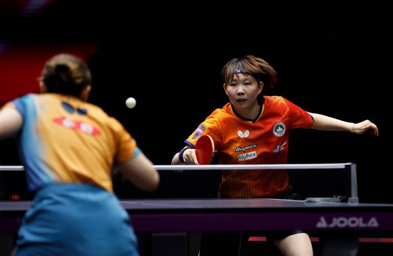 乒乓球单打参赛