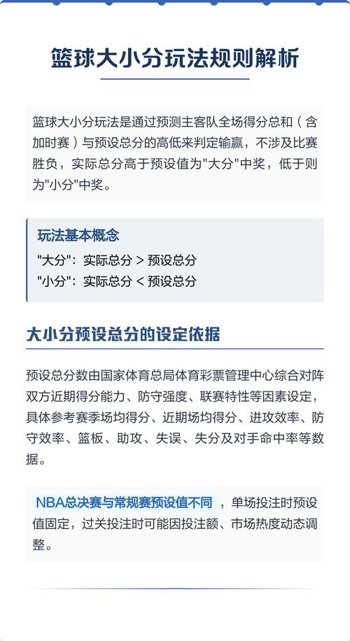 篮球大小分玩法