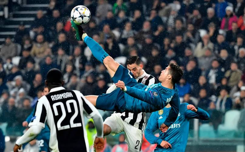 c罗尤文欧冠对曼联进球